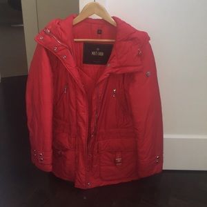 Post card red jacket